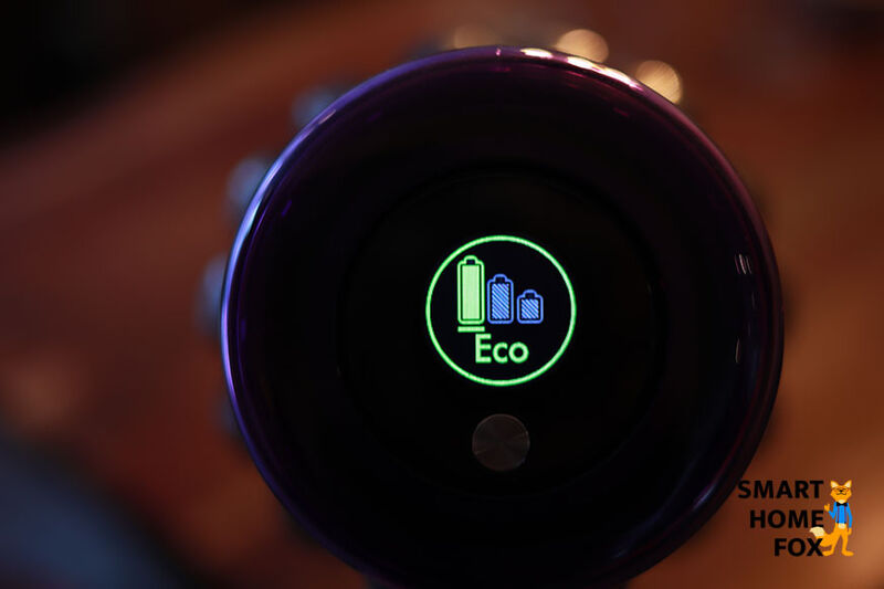 Das Display des Dyson V11 Absolute